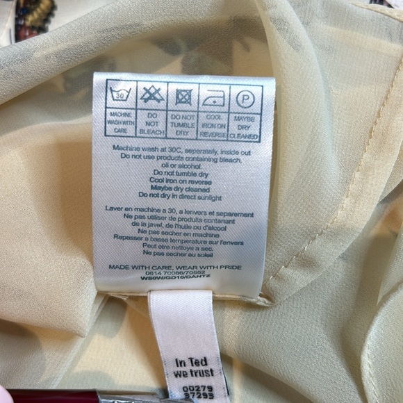 Ted Baker London Butterfly Halter Dantout Dress Women Size 8 - Picture 8 of 17